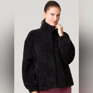 Free Country Alpine Butter Pile Black Fleece Jacket Size XXL NWT MSRP $80
